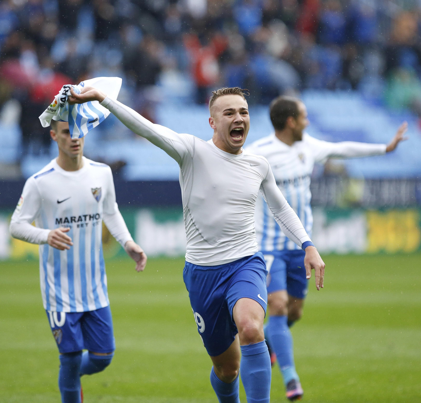 Las imágenes del Málaga C. F. - Deportivo de la Coruña