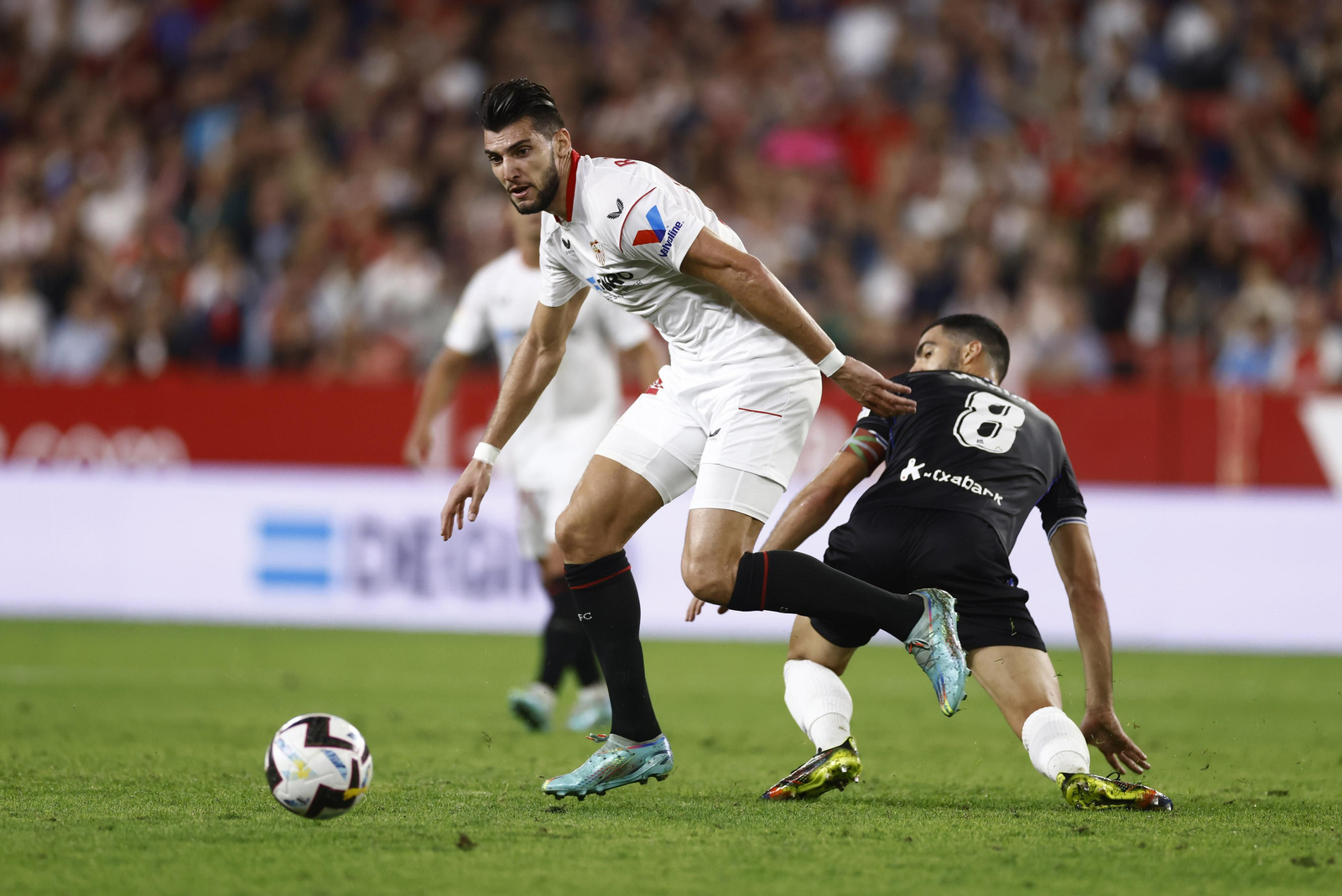 El Sevilla, en uno de sus últimos partidos de Liga