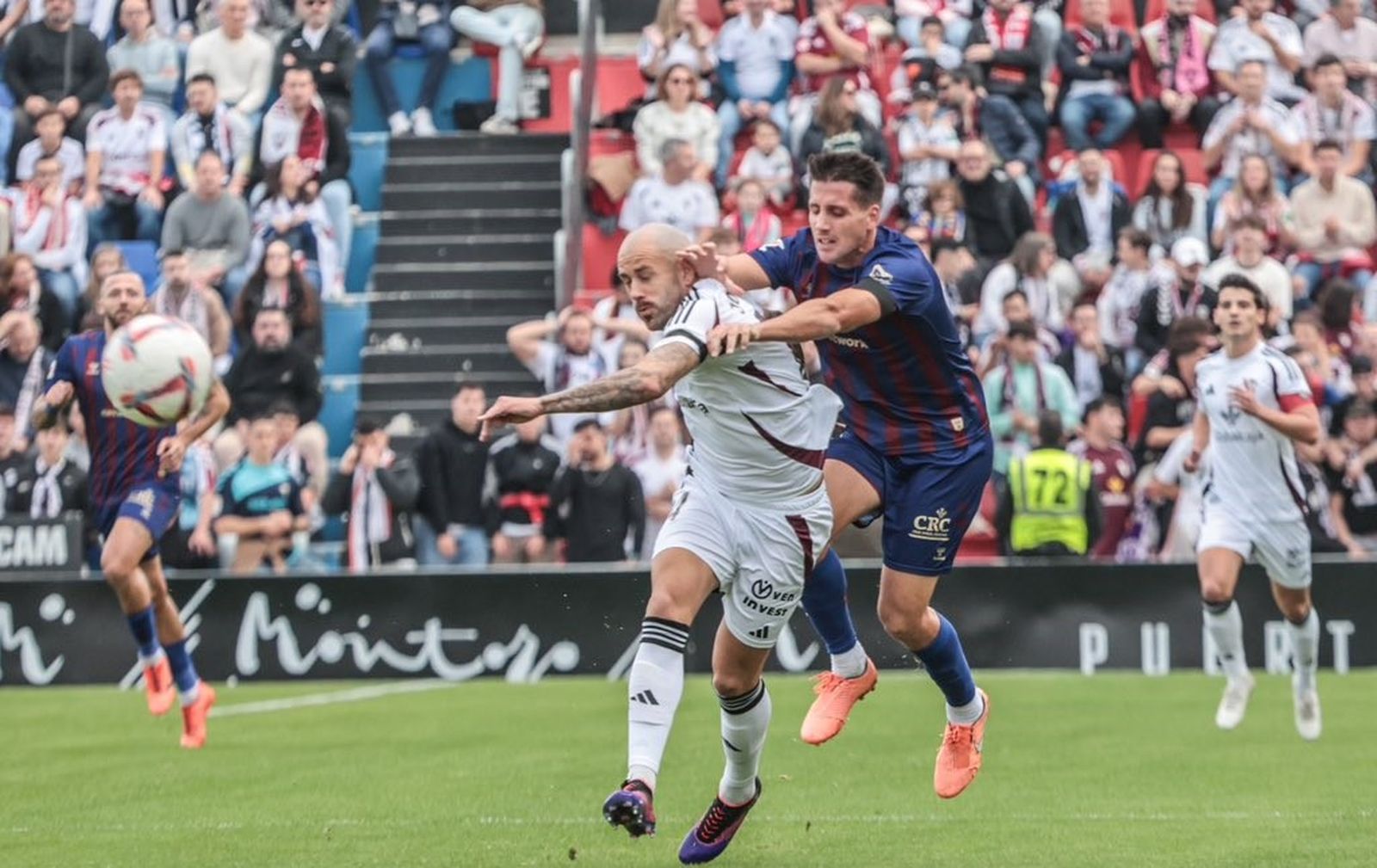 Un lance del Eldense-Albacete disputado el sábado.