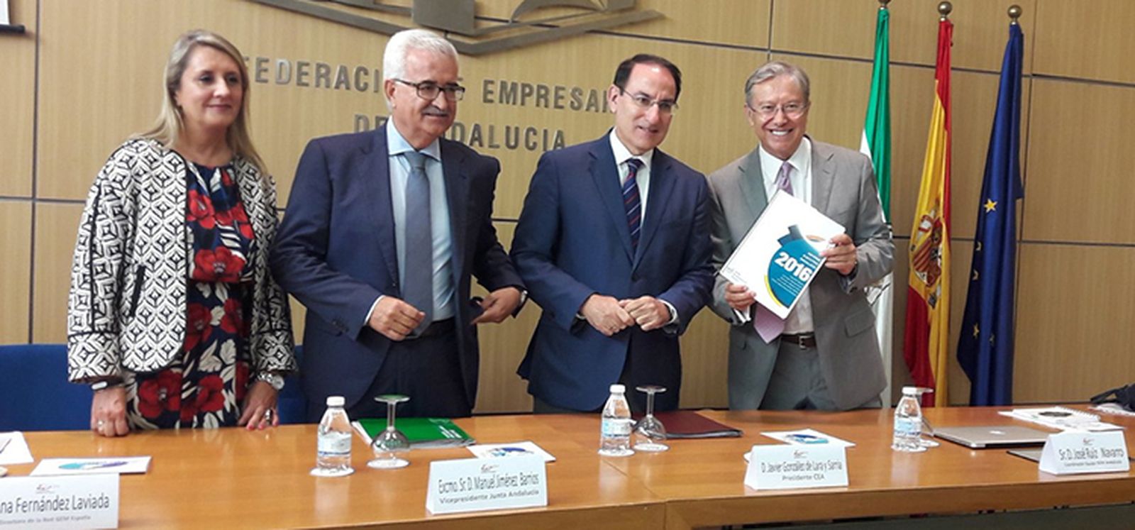 Un instante de la presentación.