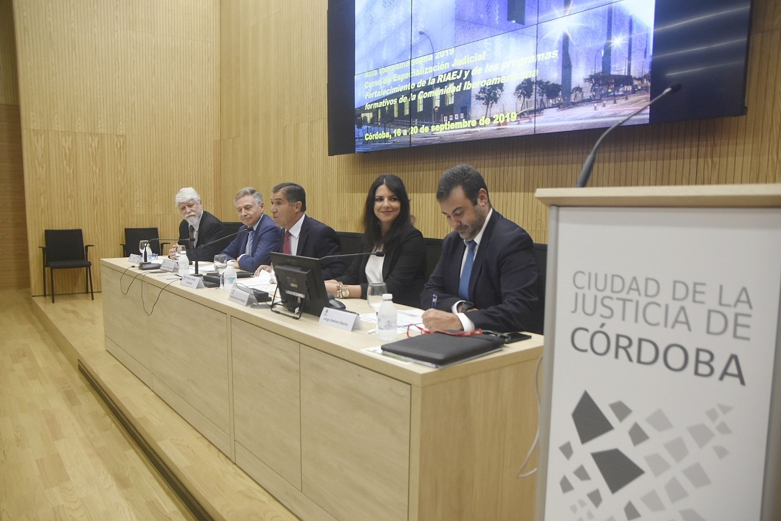 Inauguración  del Curso de Aula Iberoamericana 'Fortalecimiento de la Red Iberoamericana de Escuelas Judiciales (RIAE)'.
