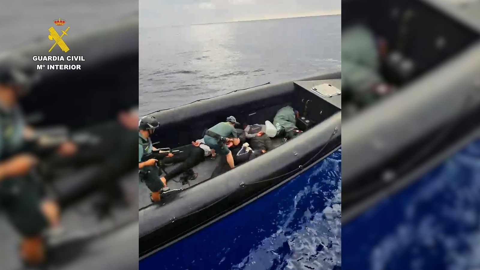 La intervención de la Guardia Civil en la desembocadura del río Guadalquivir