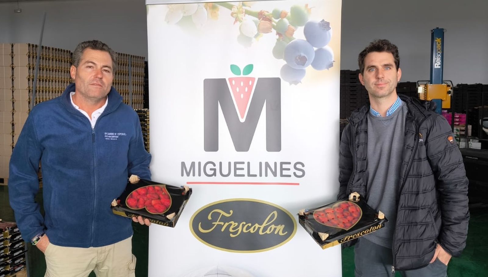 Jorge García y Joaquín Muñoz, de Frescolon