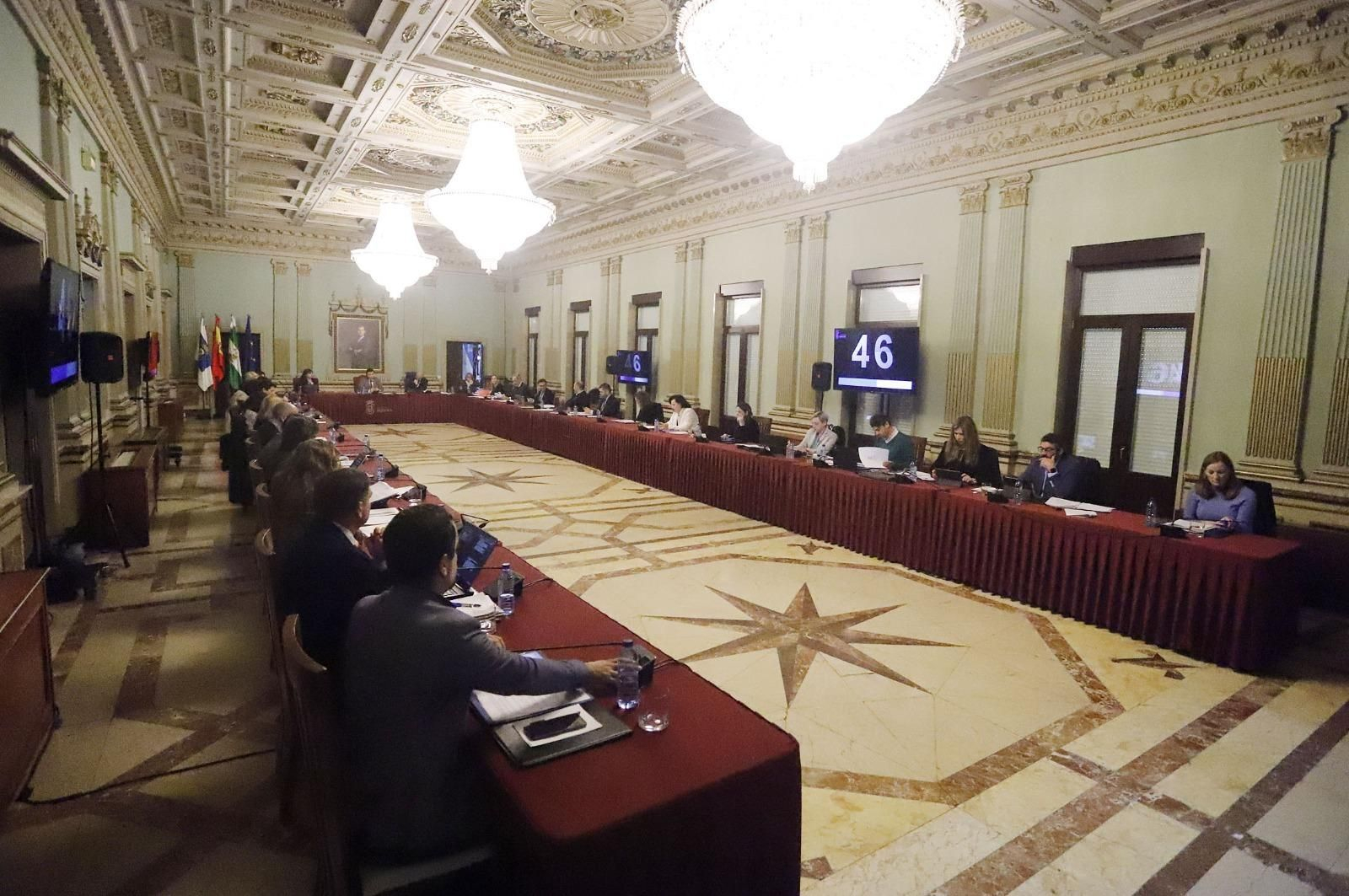 Pleno del Ayuntamiento de Huelva celebrado este jueves.