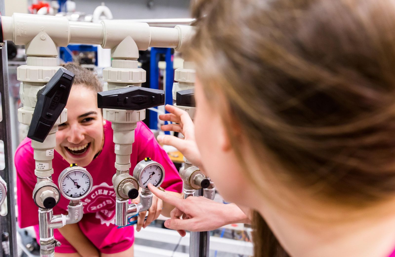 Varios de los alumnos.