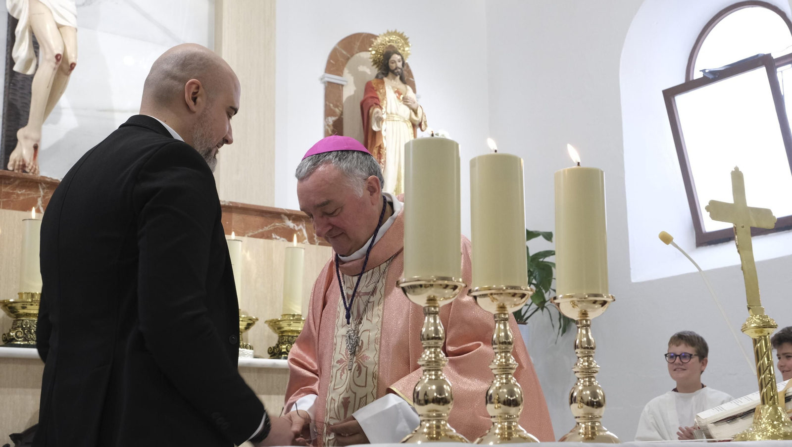 Imágenes de la bendición de la Borriquita de El Alquián, por el Obispo de Almería