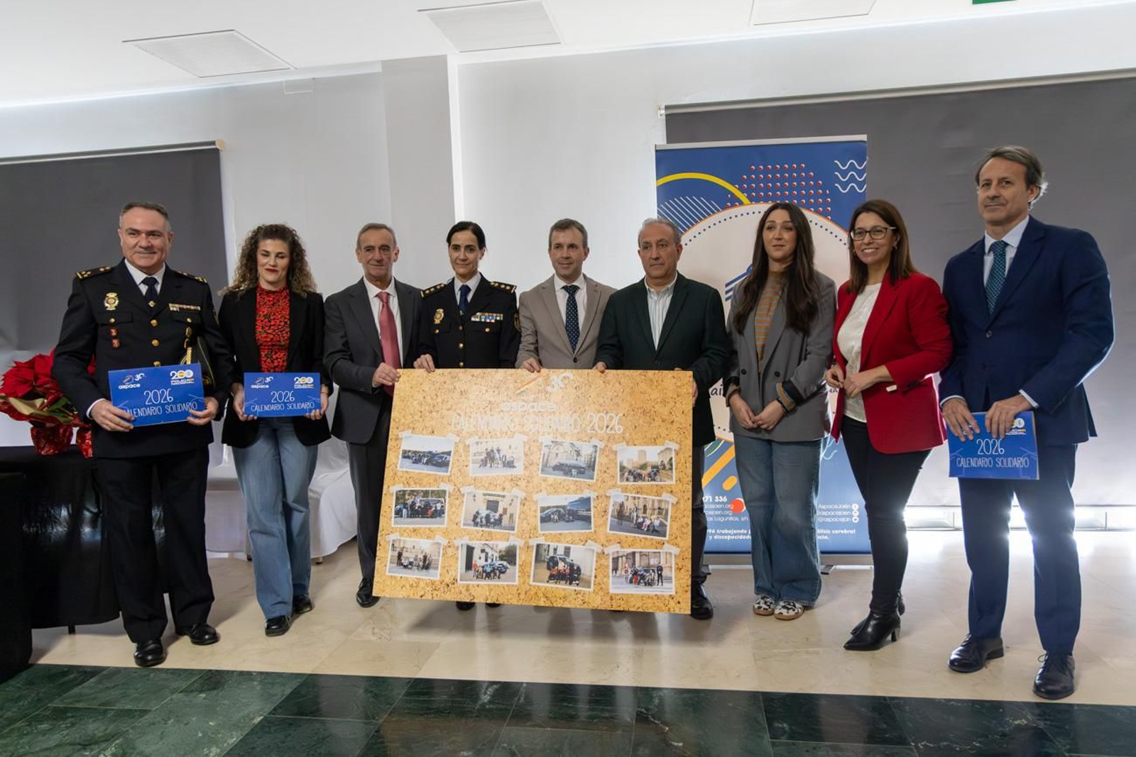 Presentación del Calendario Solidario 2026 de la Asociación de Parálisis Cerebral y Enfermedades Afines (Aspace)