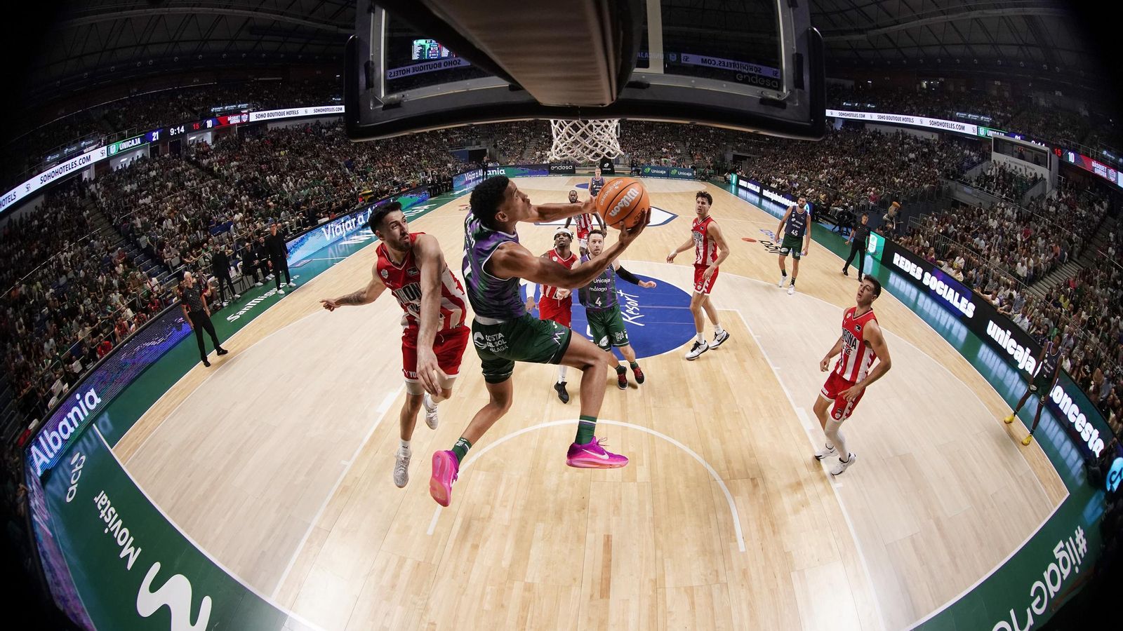 El Unicaja-Girona, en fotos