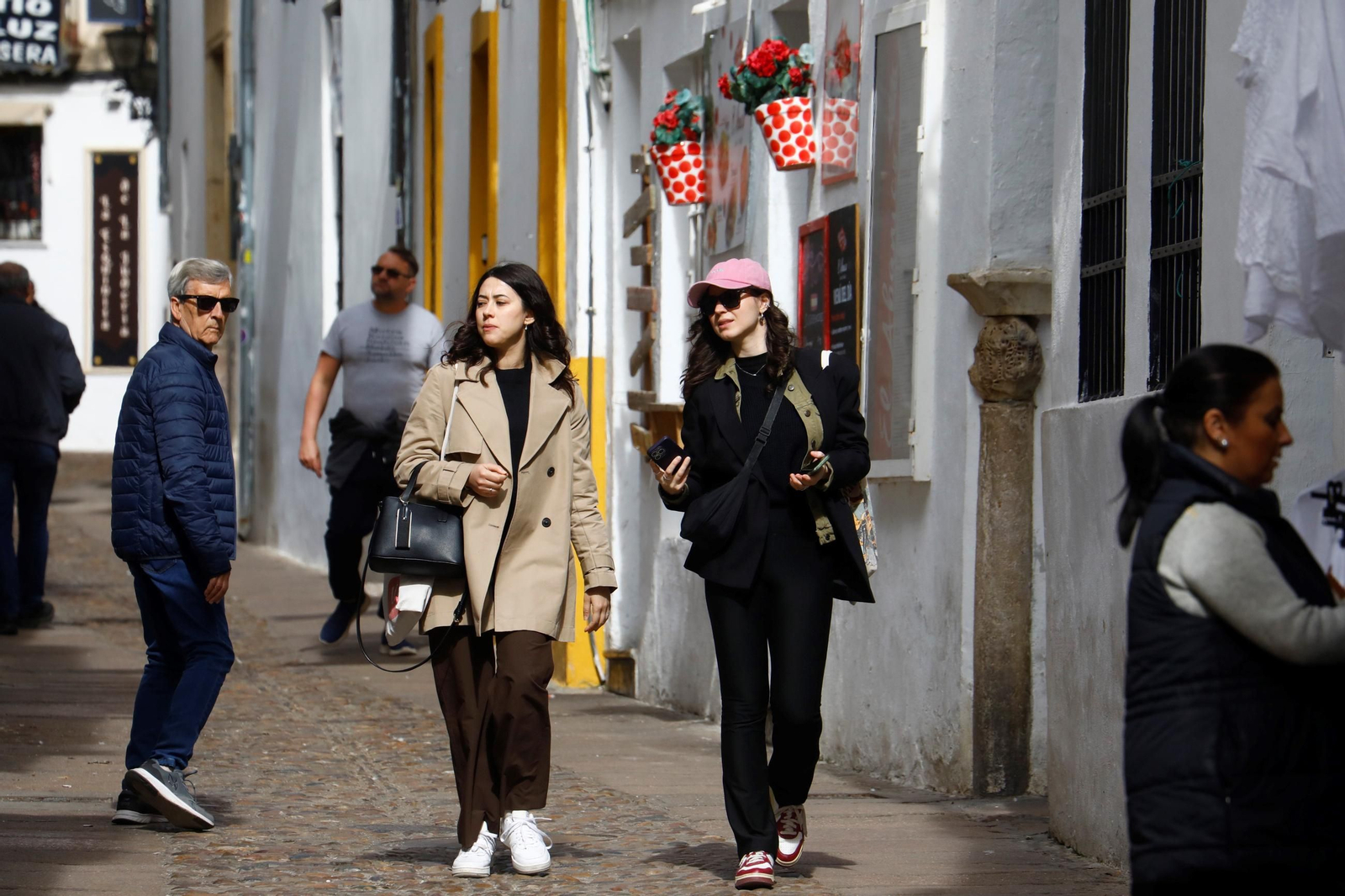 Turistas en la Judería de Córdoba.