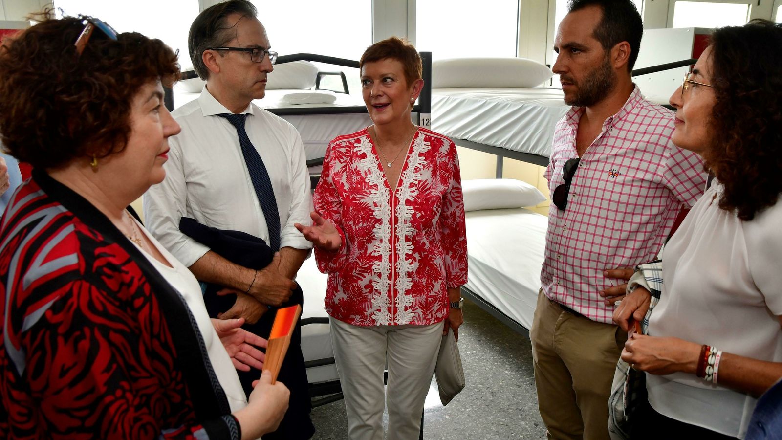 Visita al nuevo centro.