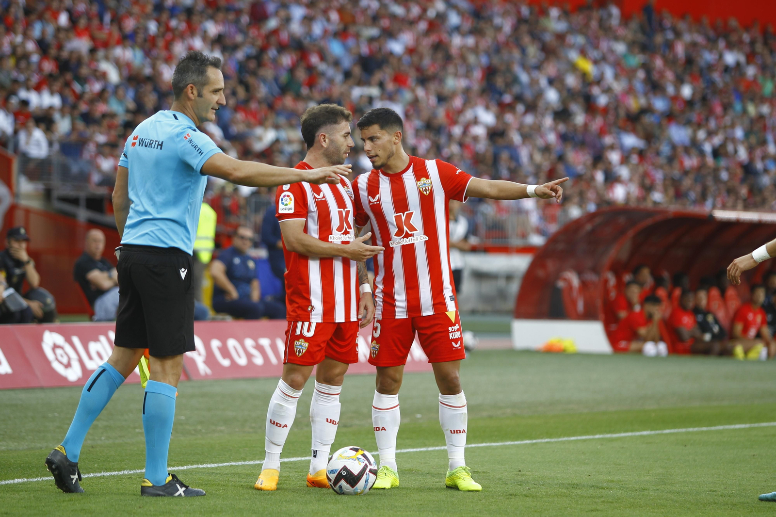 Imágenes del partido U.D. Almería-Real Valladolid C.F.