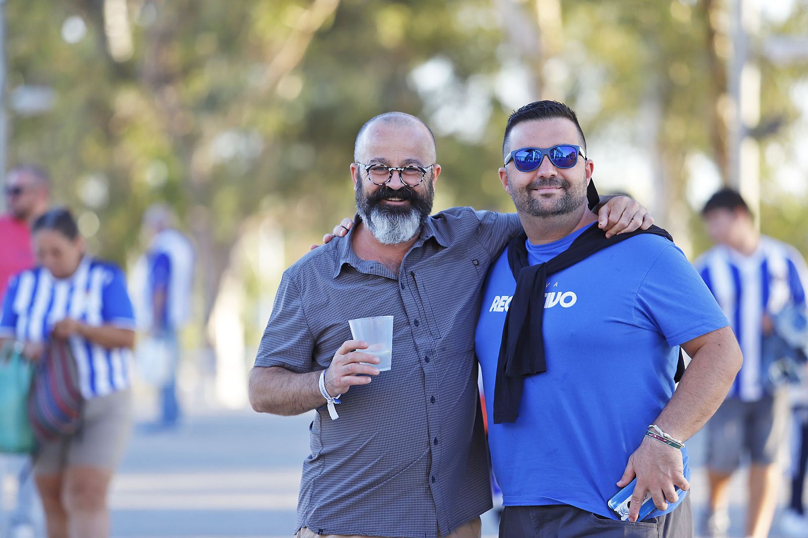 Imágenes del ambiente en el encuentro entre el Recreativo de Huelva y el CD Castellón
