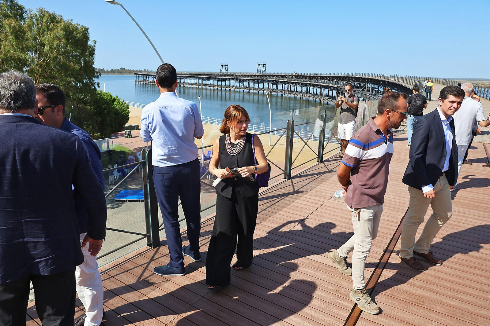 Inauguración de la unión del muelle de la Río Tinto en Imágenes
