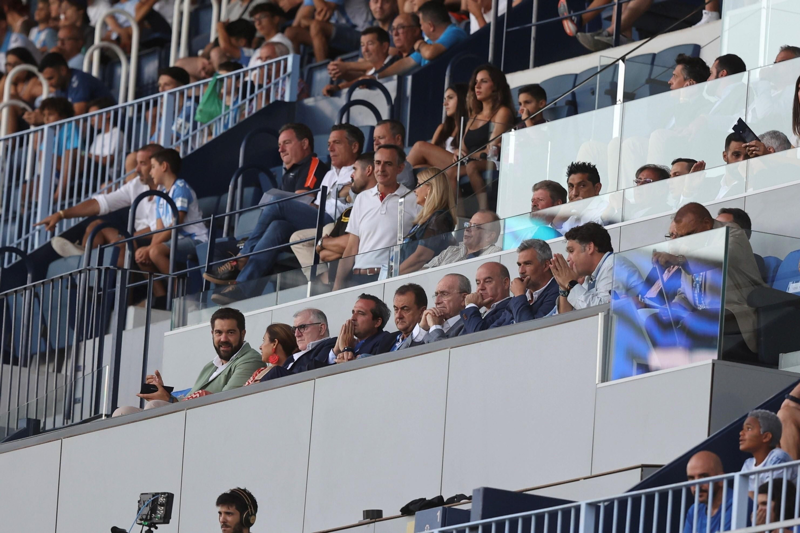 Imagen del palco, con el alcalde, en el Costa del Sol.