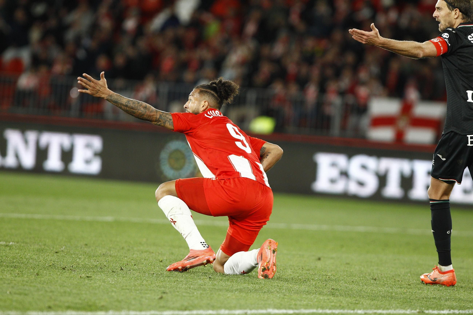 El partido U.D. Almería-C.D. Leganés de Copa del Rey, en imágenes