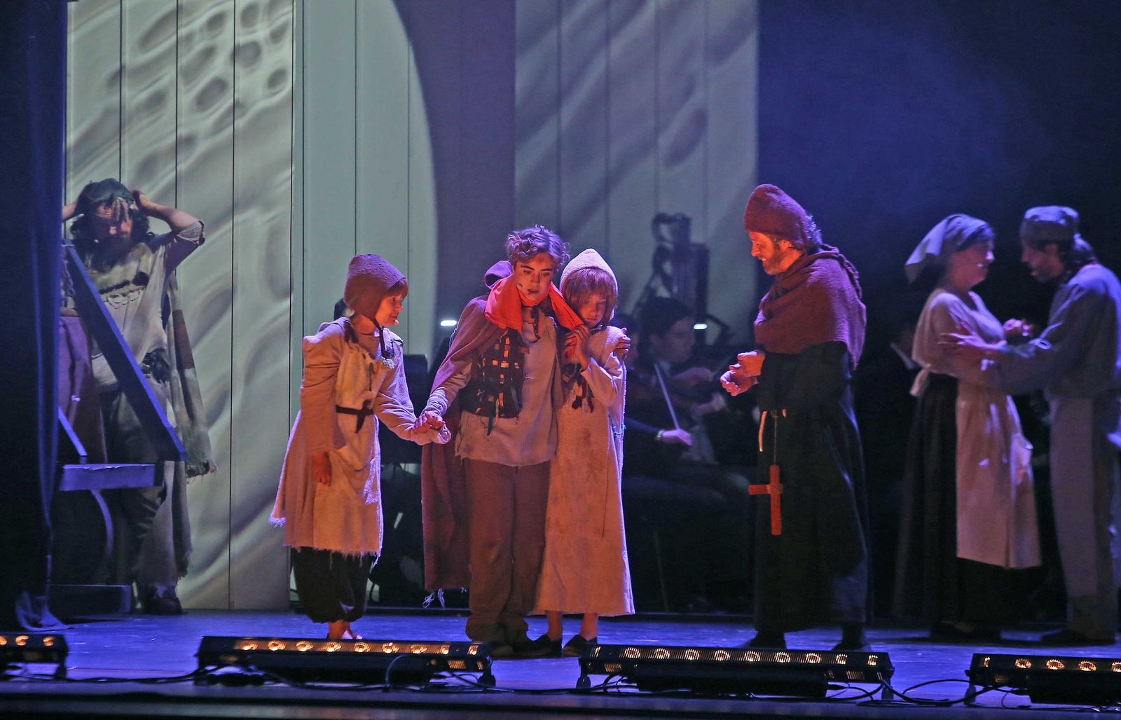 Un momento del espectáculo ayer en el Teatro Villamarta.