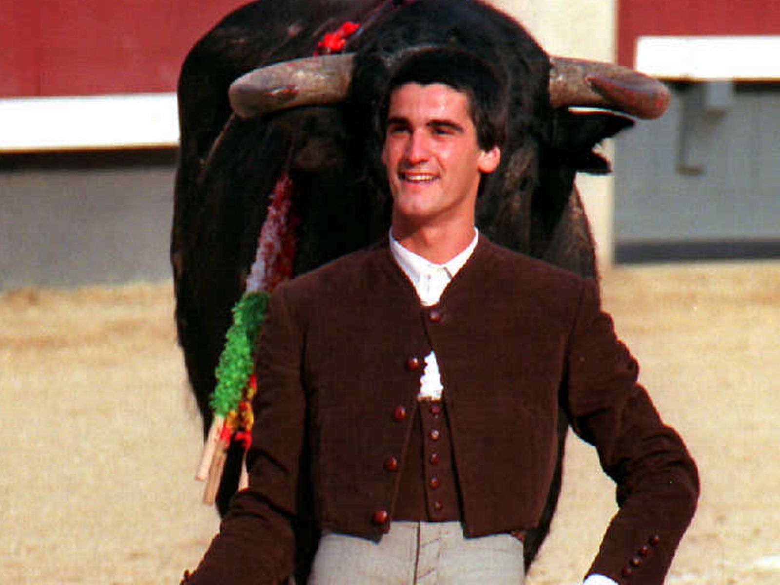 Jesulín de Ubrique en una faena en el año 1996