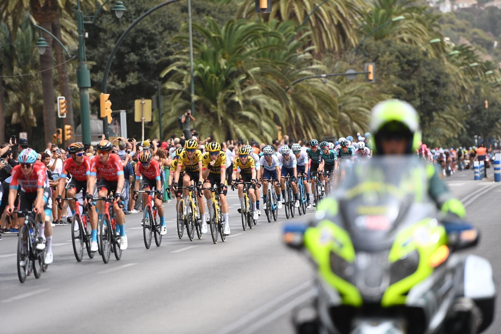 Las fotos de la Vuelta a España al paso por Málaga capital