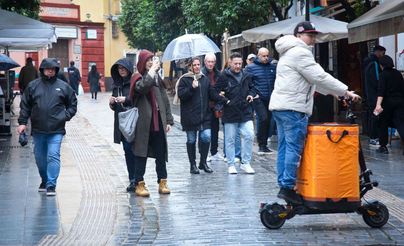 La borrasca Leonardo en Sevilla
