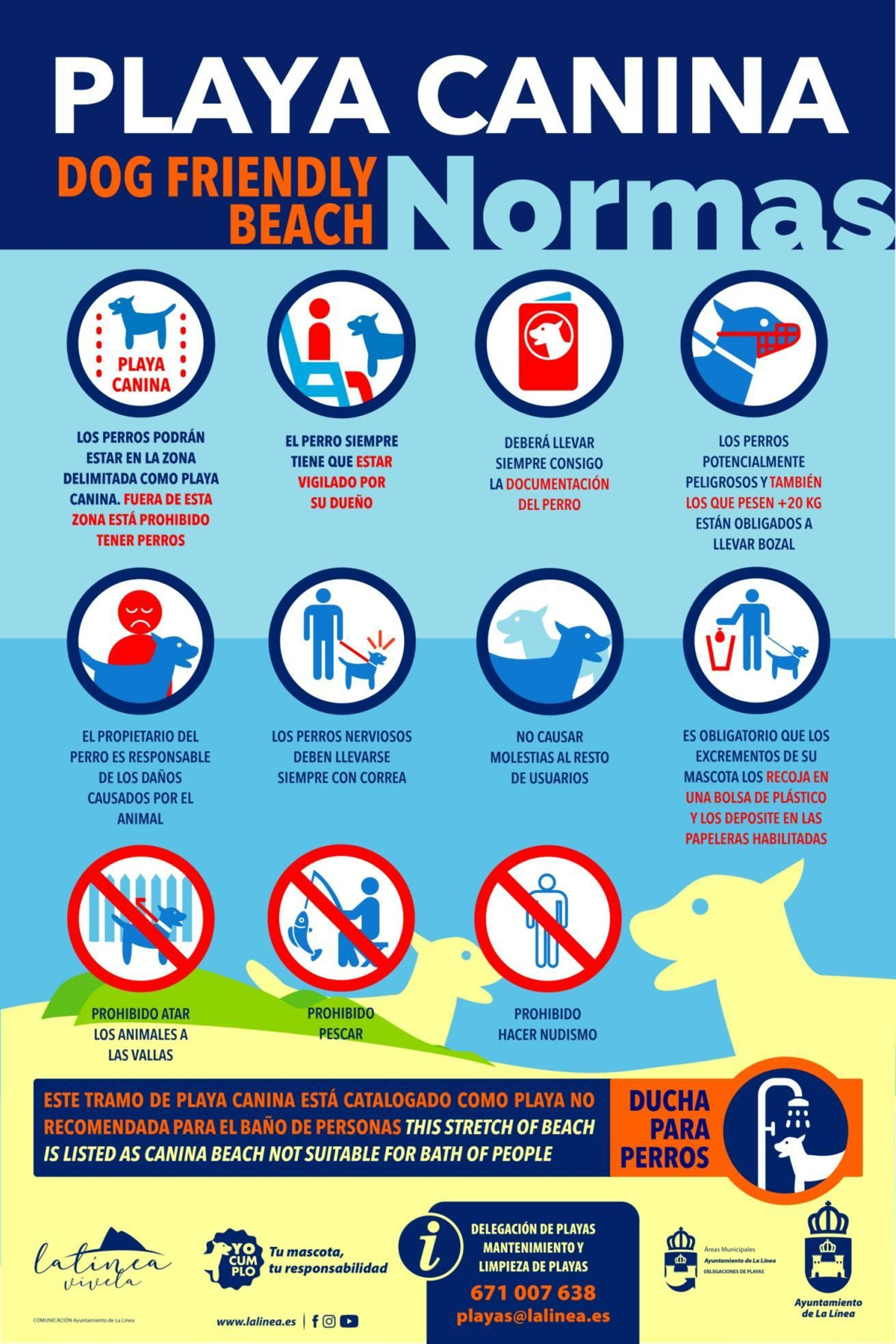 Decálogo de las playas caninas de La Línea