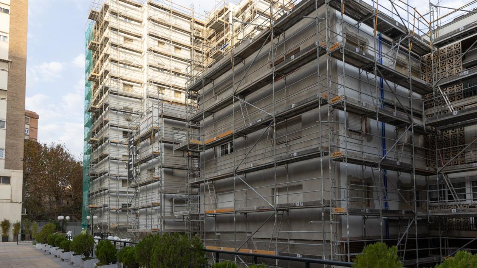 Rehabilitación del edificio del Paseo de la Estación para el sistema de calefacción por aerotermia