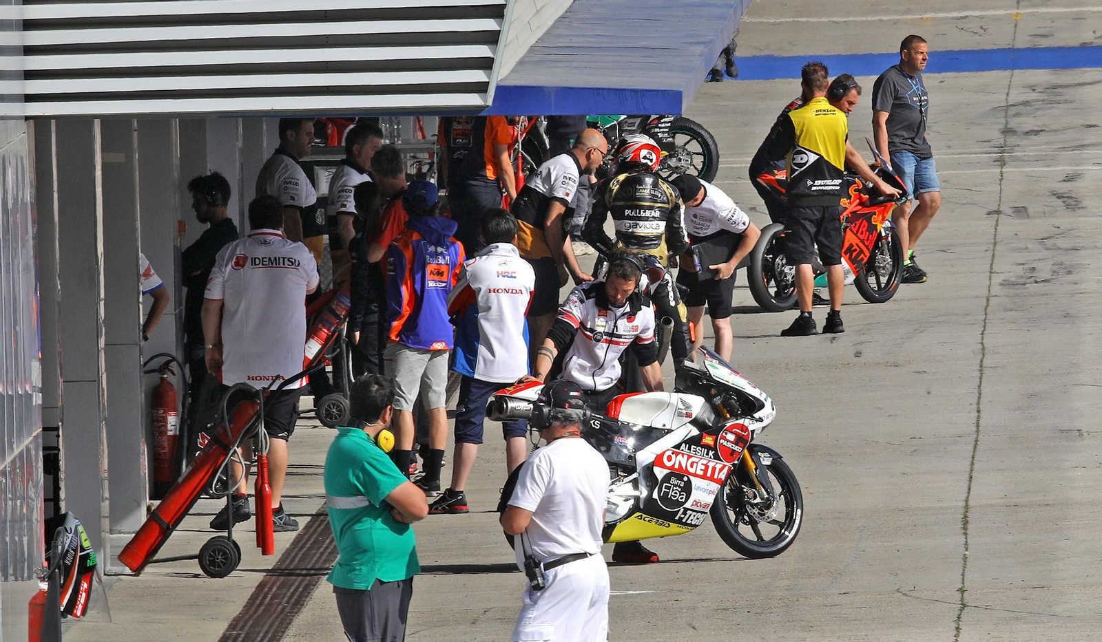 Imágenes del Test Moto2 y Moto3