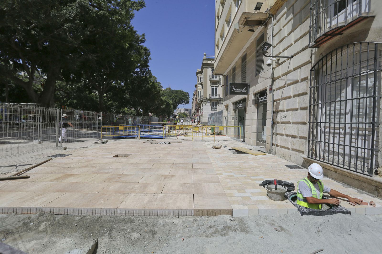 Las fotos de la peatonalización de la Alameda Principal de Málaga
