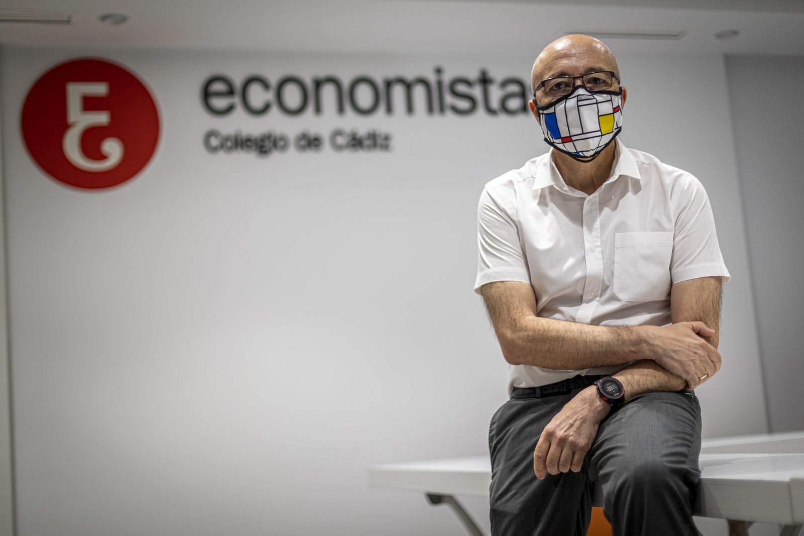 Javier Cabeza de Vaca, presidente del Colegio  de Economistas de Cadiz.