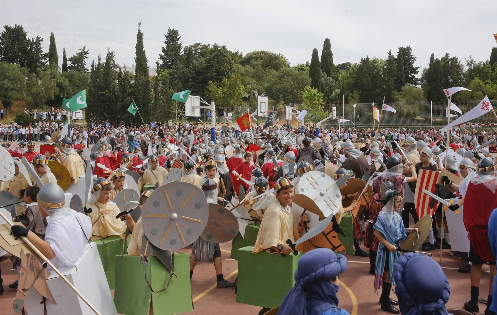 La Batalla de las Navas de Tolosa escenificada por los alumnos de El Romeral