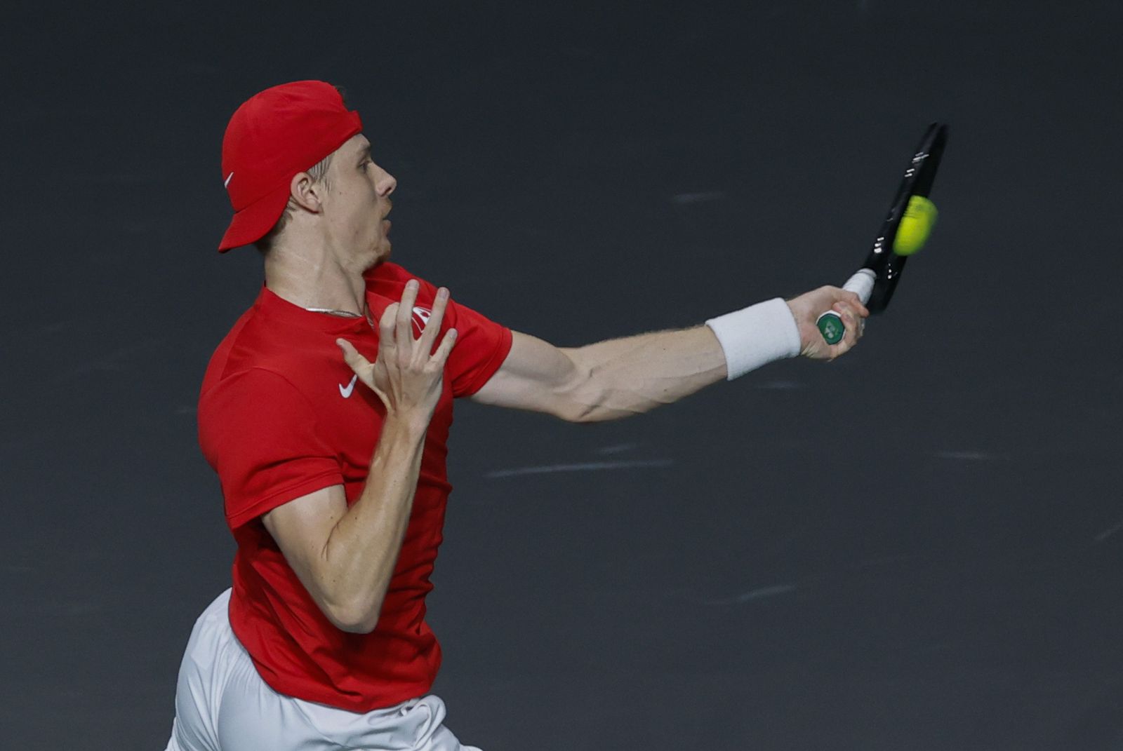 Denis Shapovalov - Lorenzo Sonego, en la Copa Davis de Málaga
