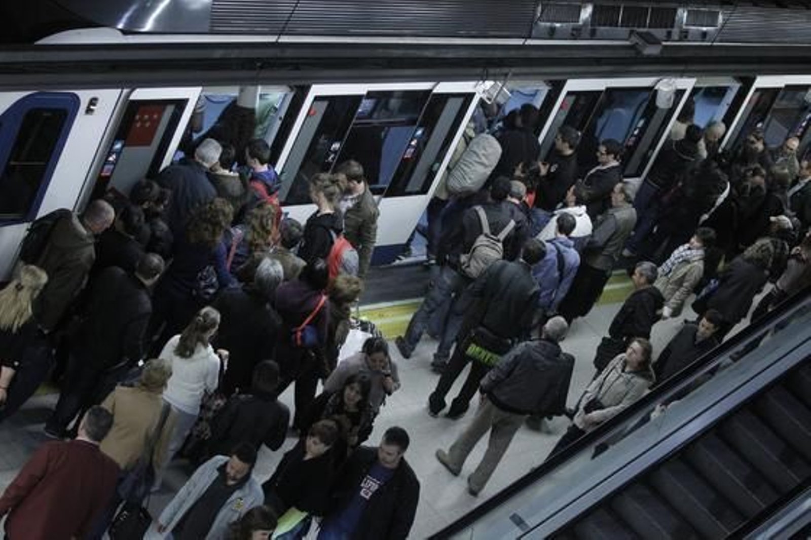 Jornada de la huelga general en Madrid.

Foto: EFE