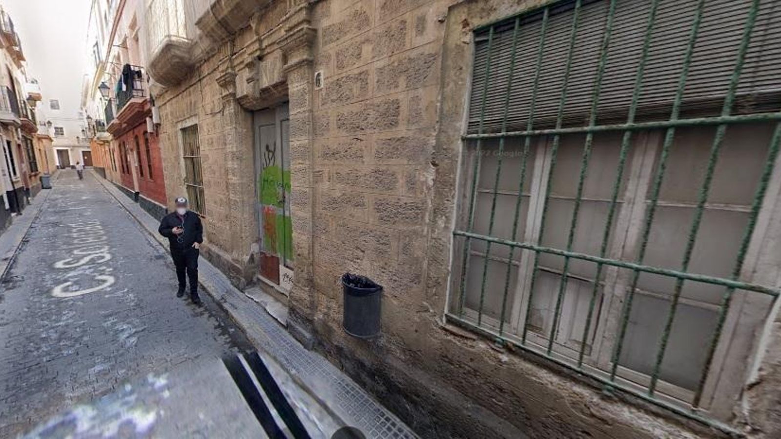 Número 6 de la calle Soledad, ubicada en el casco histórico de la Cádiz.