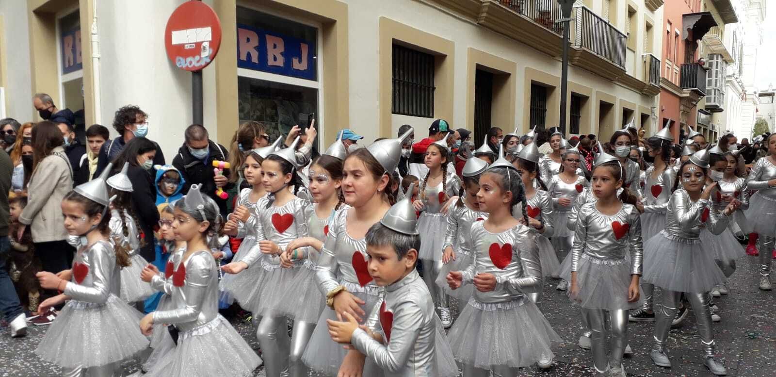 Pasacalles infantil de Carnaval por las calles de El Puerto