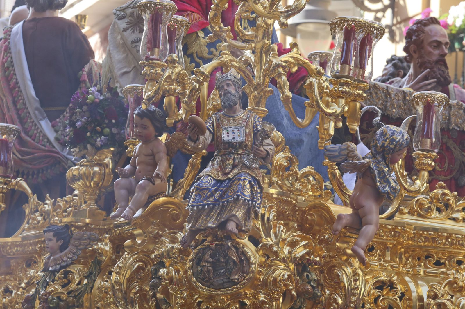 Las fotos de la Sagrada Cena, en el Jueves Santo de Málaga