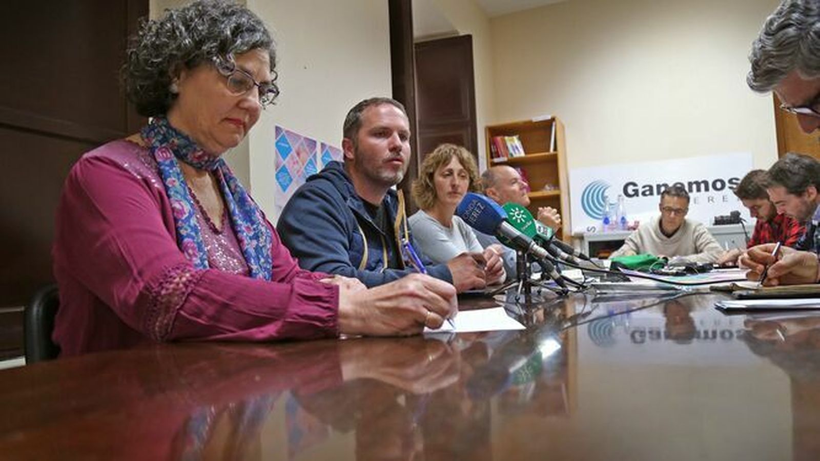 Representantes de Ganemos Jerez.