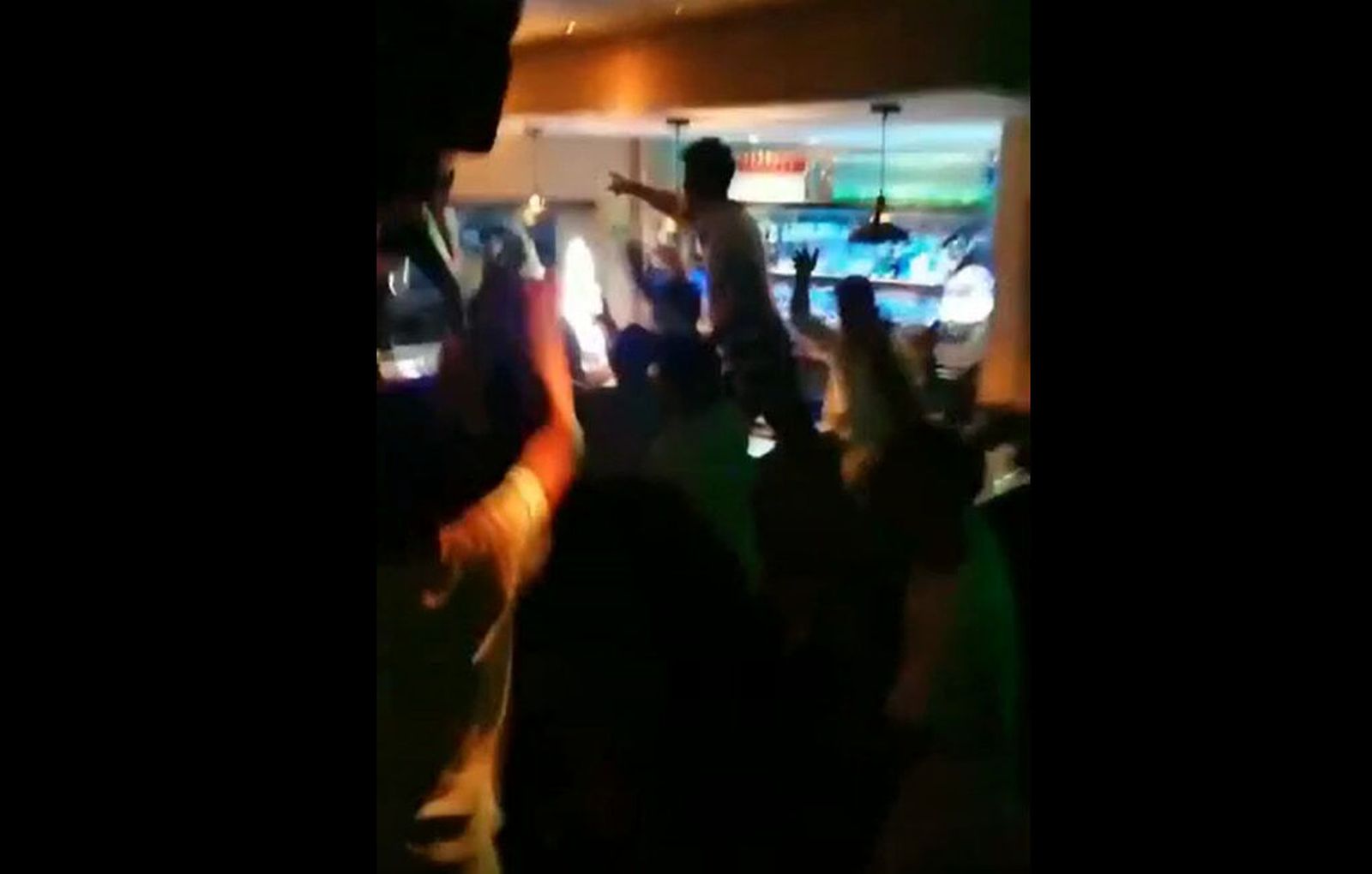 Captura del vídeo difundido en redes sociales