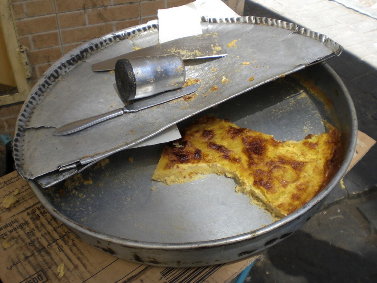 Plato de calentitas.