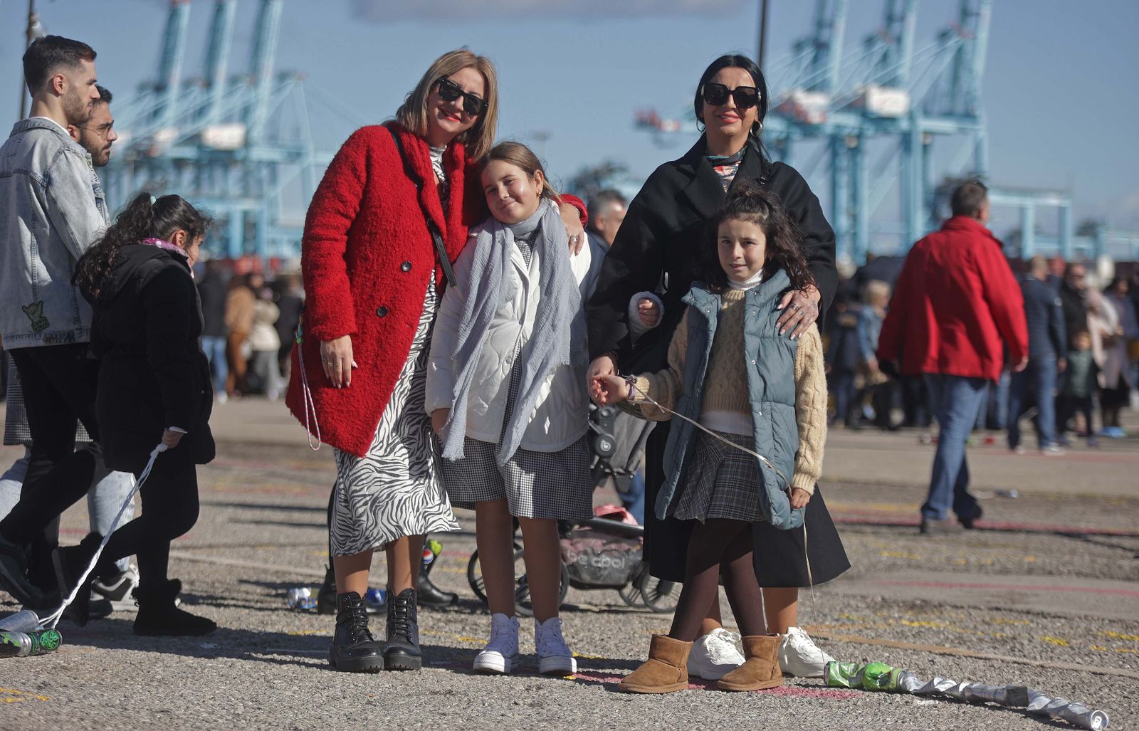 Fotos del arrastre de latas en Algeciras