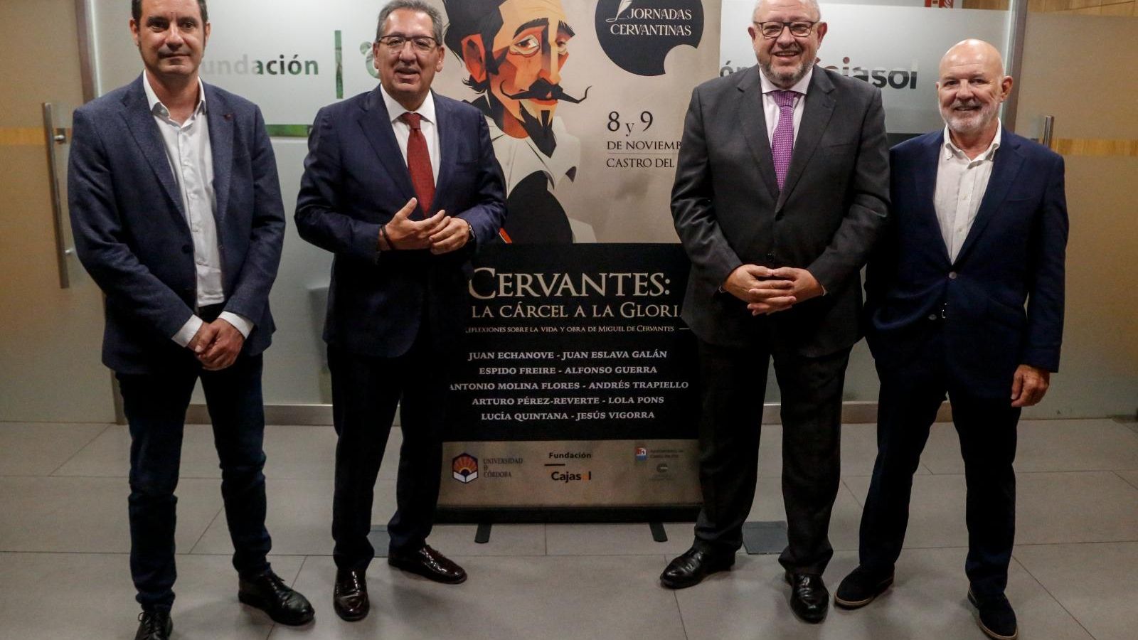 Julio Criado, Antonio Pulido, Manuel Torralbo y Jesús Vigorra