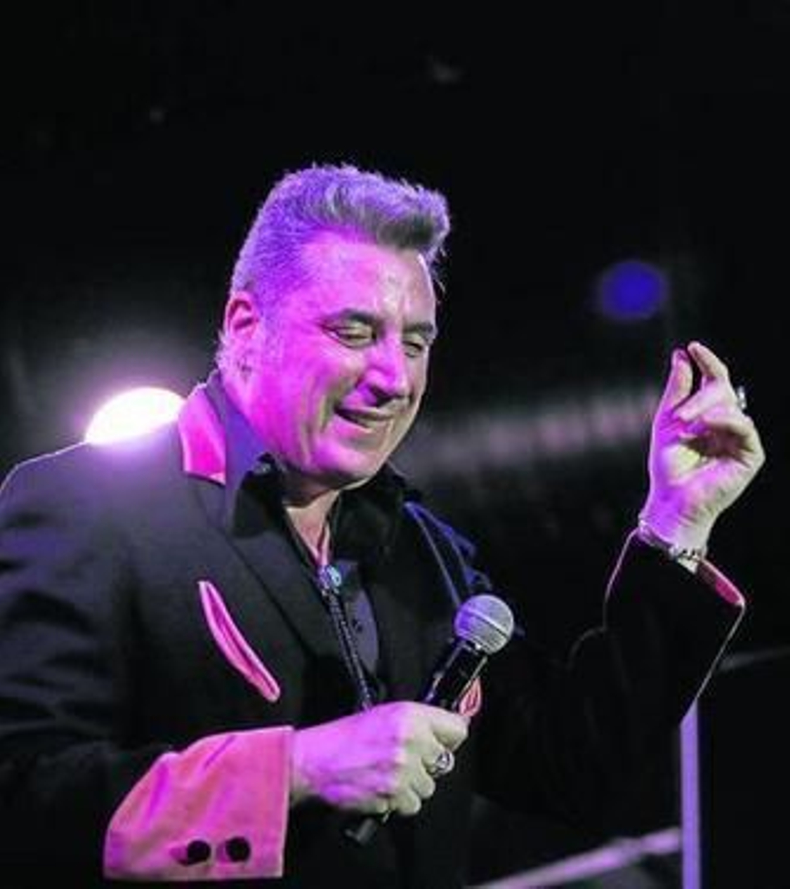 Loquillo, la noche del jueves durante su actuación en la sala Custom.