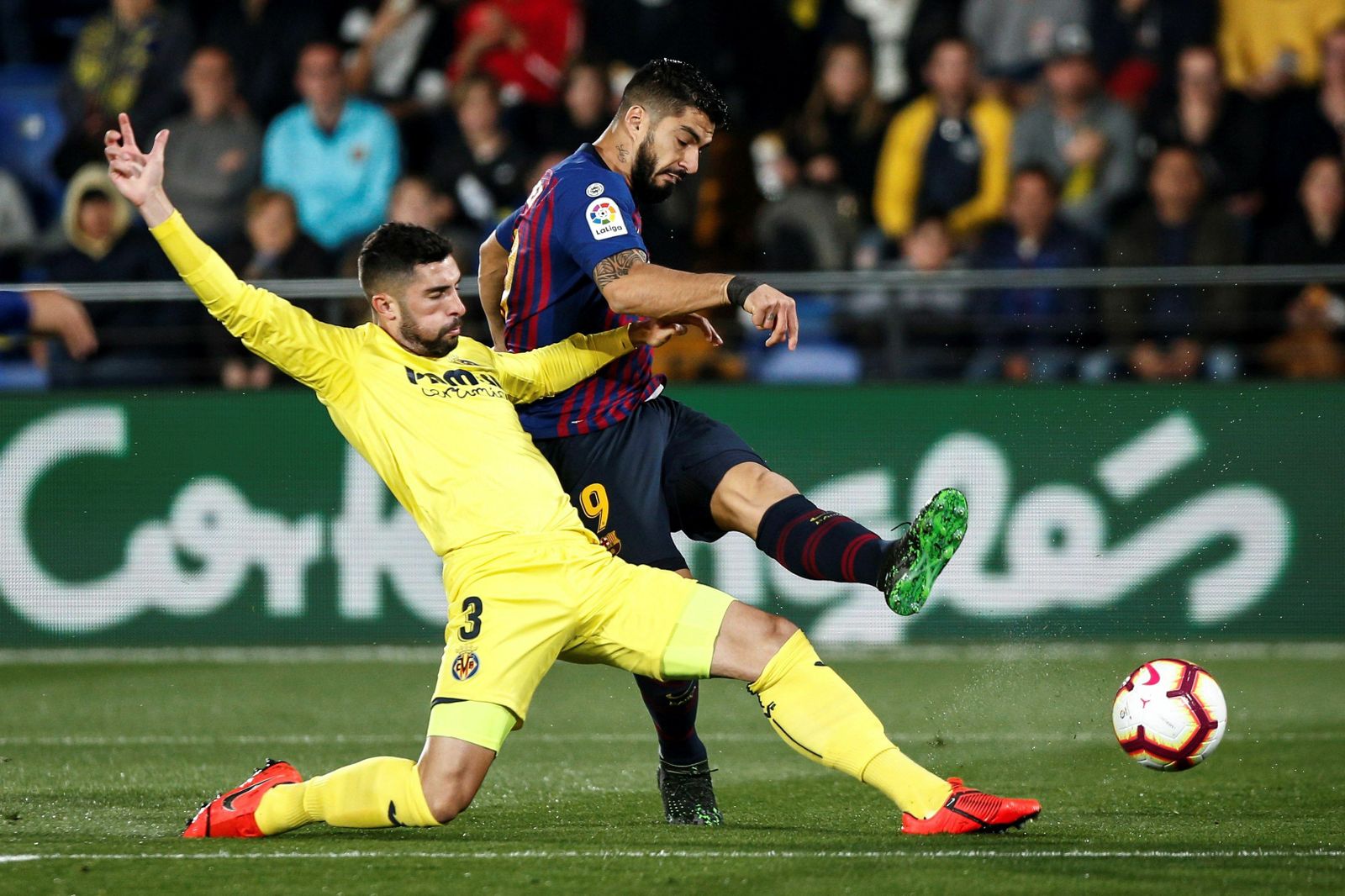 El Villarreal-Barcelona, en imágenes