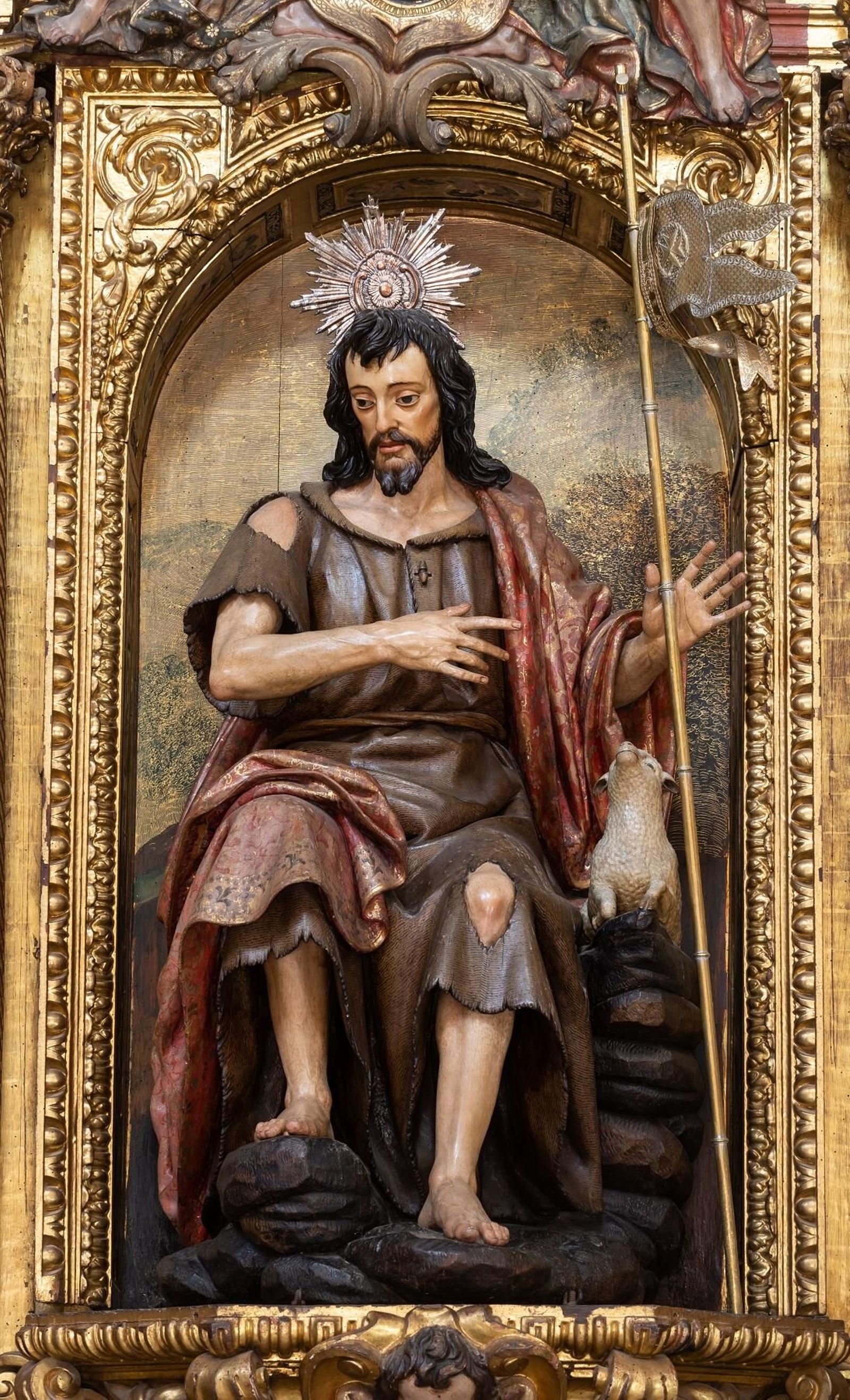 La imagen de San Juan Bautista.