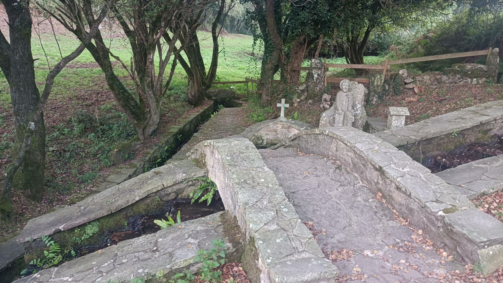 La bonita Fuente de San Jorge.