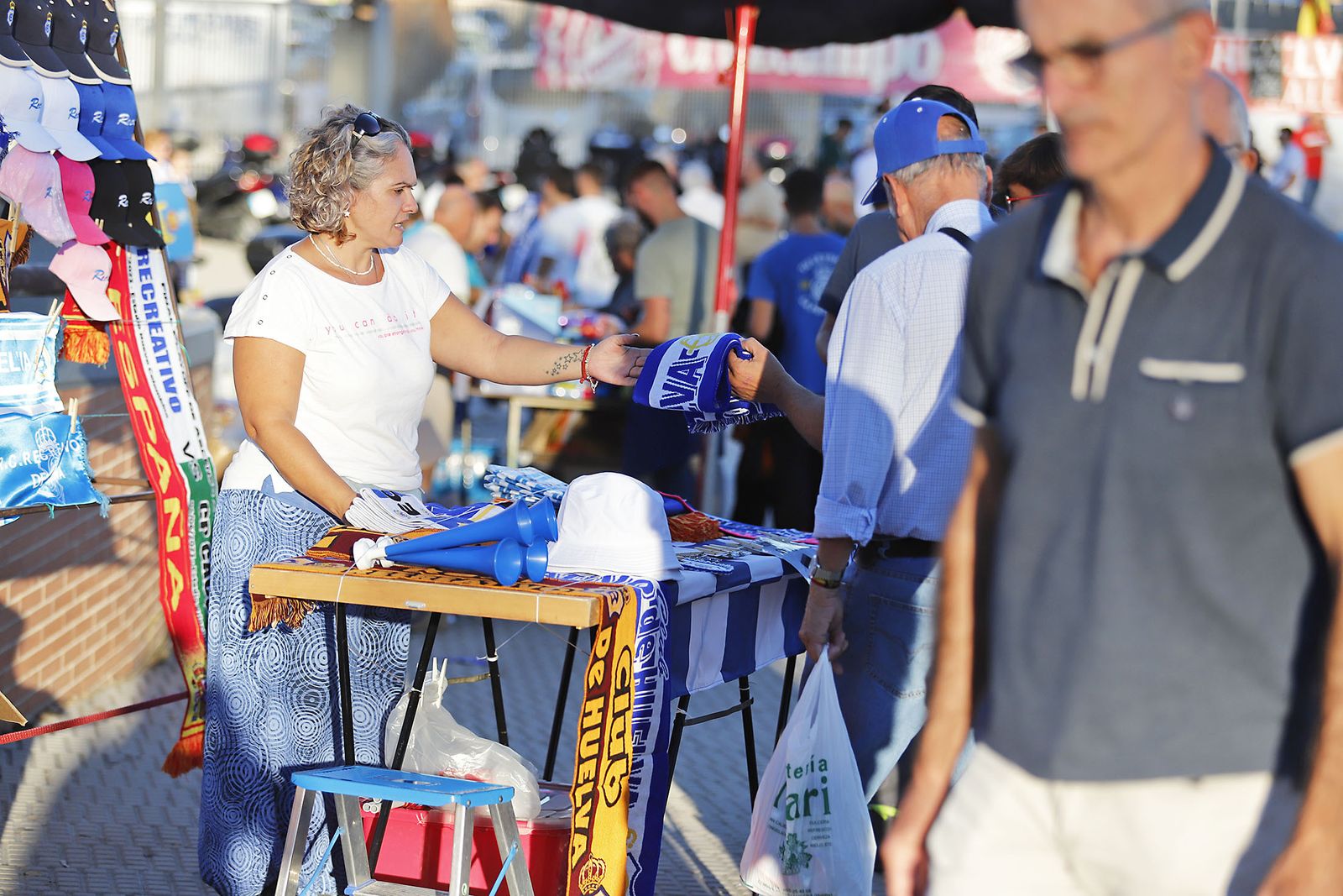 Imágenes del ambiente en el encuentro entre el Recreativo de Huelva y el CD Castellón