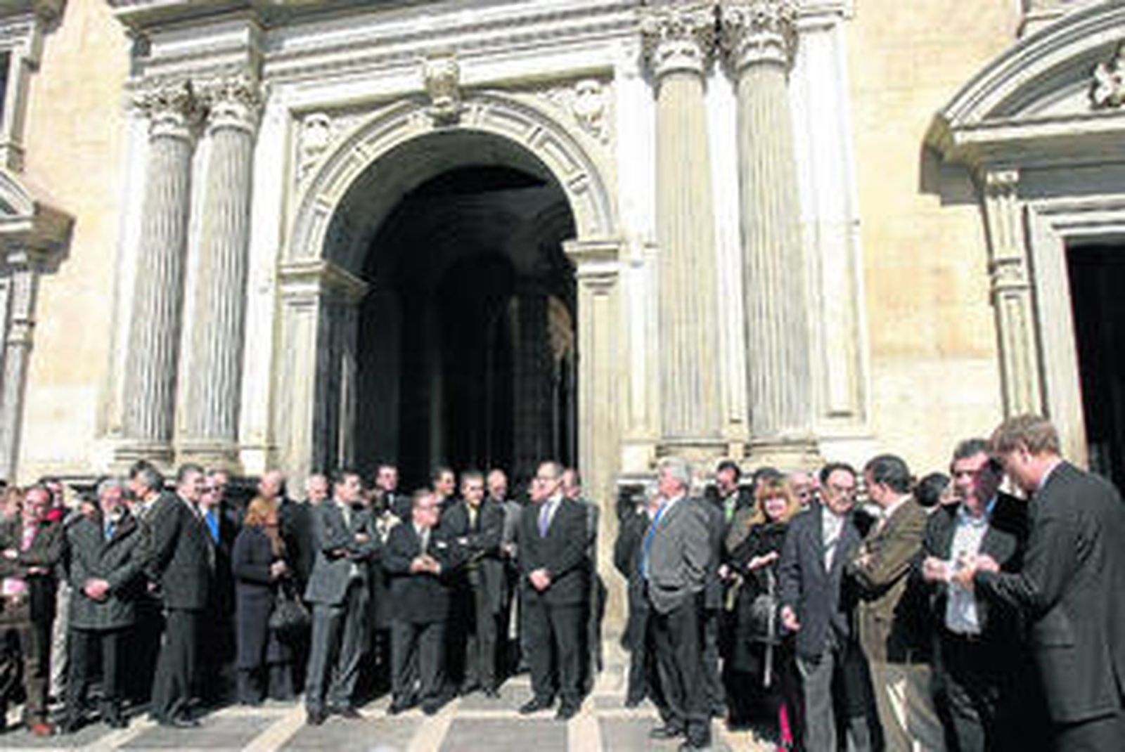 La huelga de febrero tuvo un escaso seguimiento, aunque los jueces se concentraron a favor de la modernización de la Justicia.