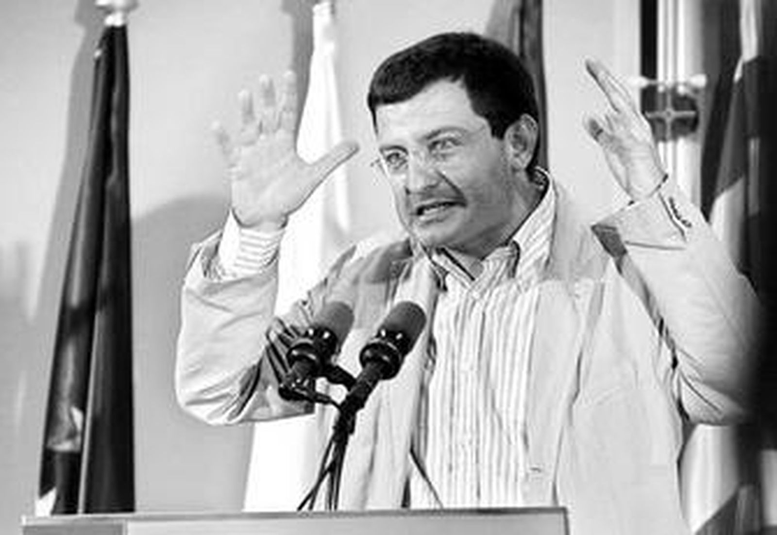 Ignasi Guardans, en un mitin en Barcelona.