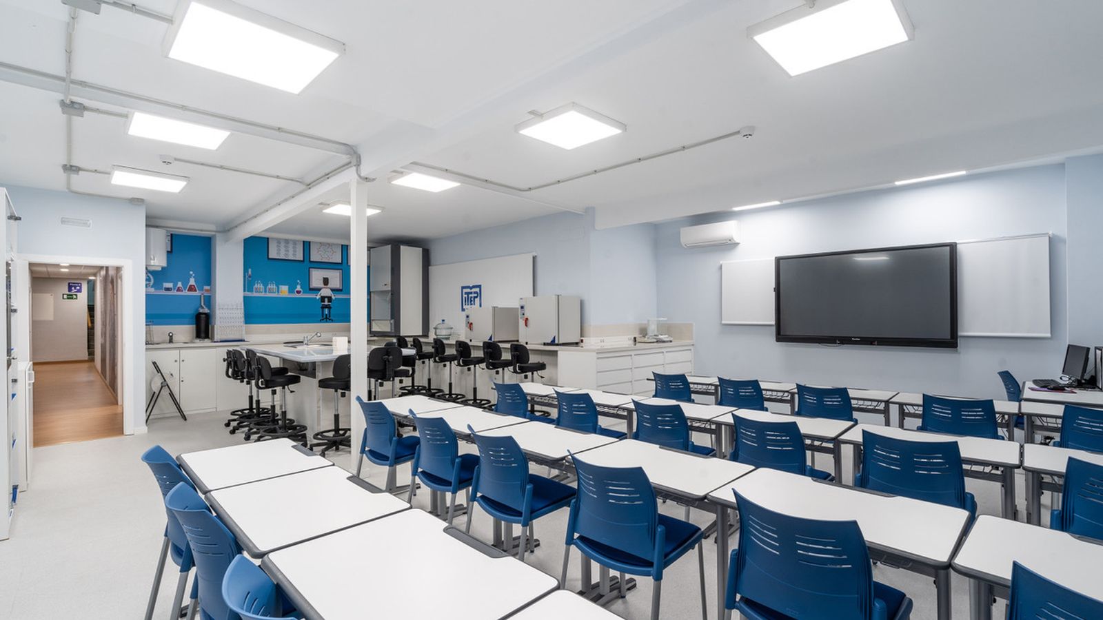 Interior de un aula de ITEP.