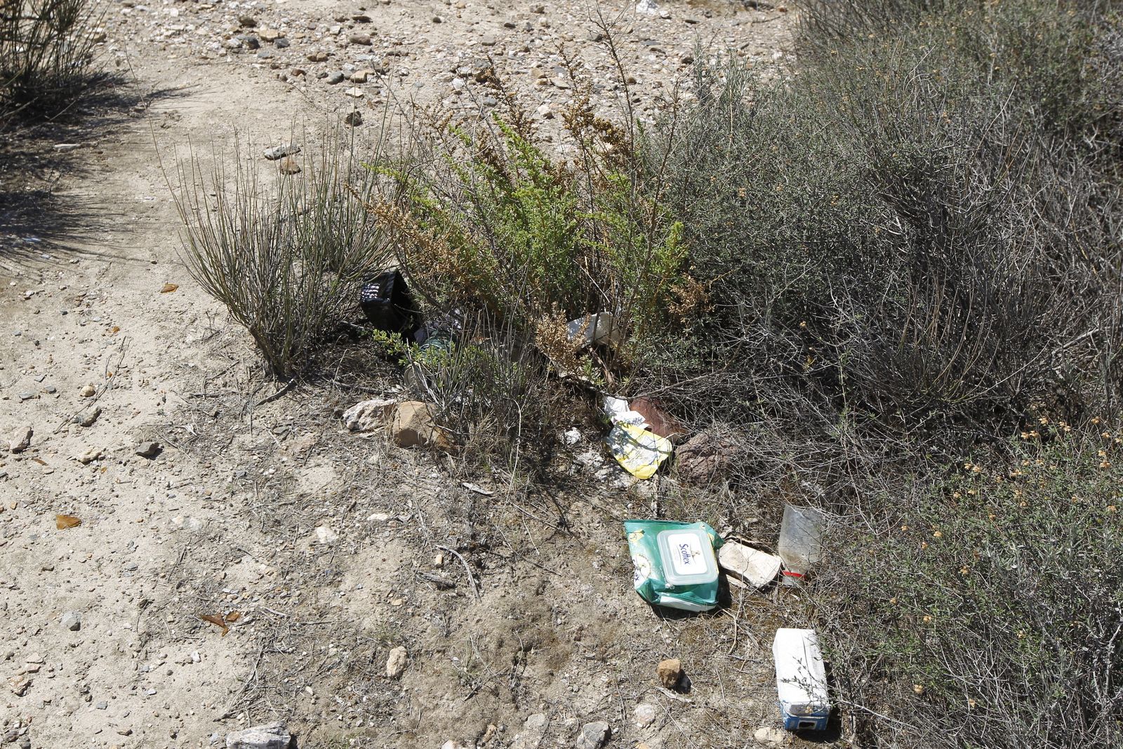 Fotogalería basura en el Desierto de Tabernas