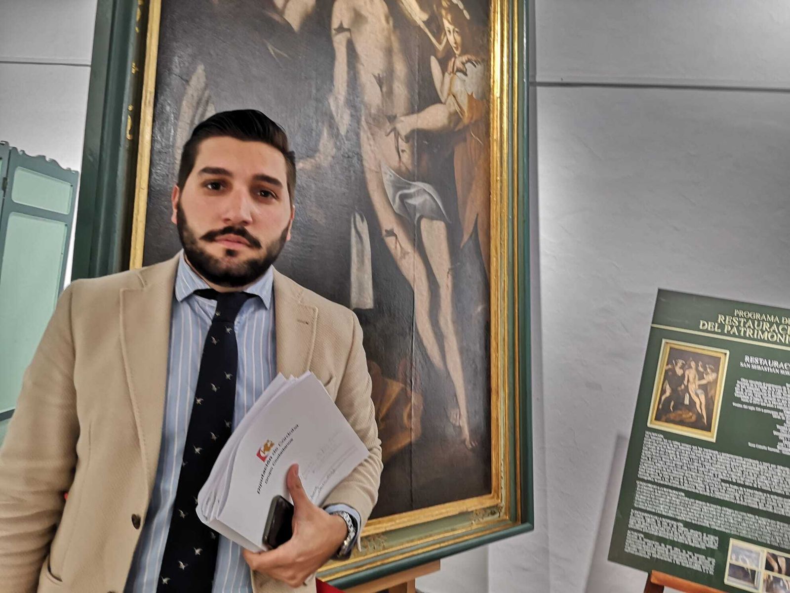 El diputado provincial de Ciudadanos Miguel Castellano.