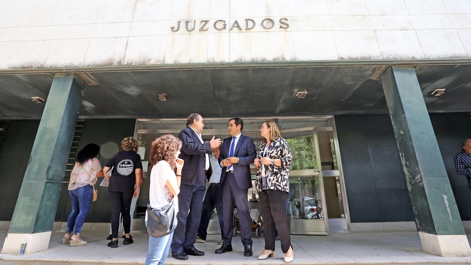 Visita del Consejero de Justicia a los Juzgados de Jerez
